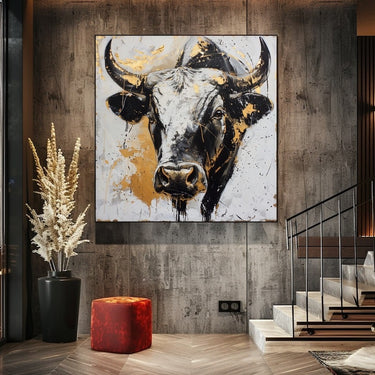 Bull Head Canvas